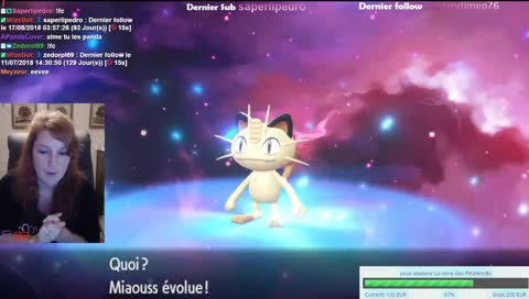 votre  nom a la place des noms des pokémon [ sub priorité puis follow ensuite ]