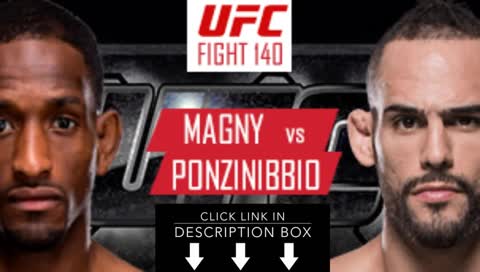 UFC Fight Night 140 : Magny vs Ponzinibbio Live