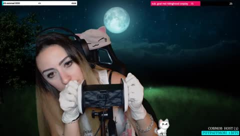 Shhh ASMR, relax here, chill here, sleep here  - #testerskeepers Steelseries hs- #twitchkittens