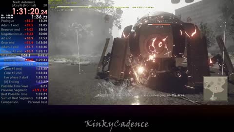 Nier: Automata [A]ny% PB attempts