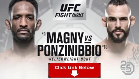 UFC Fight Night 140 : Magny vs Ponzinibbio Live