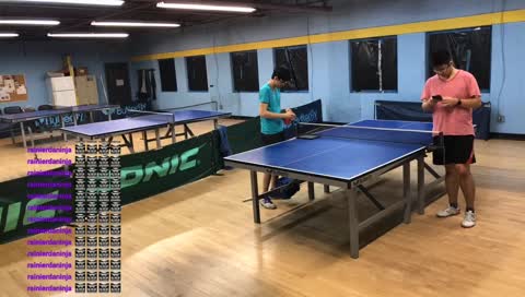 Ping Pong Tournament Training