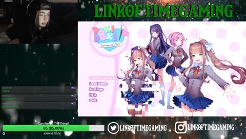 DDLC FIRST PLAY THROUGH!