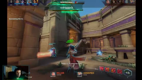 paladins viceando un rato con los friends