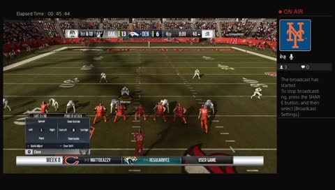 Streaming Madden Games -psn datguyisgood