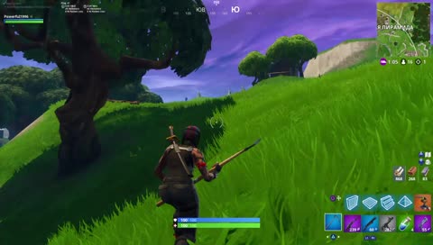 Нуб играет в fortnite. PS4