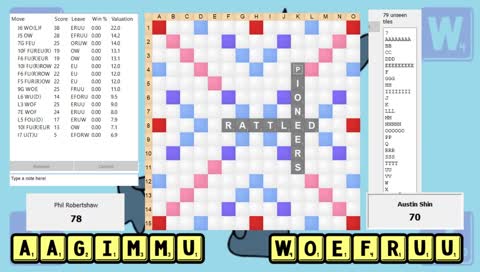 WINTER MATCHPLAY SCRABBLE