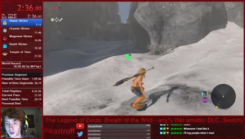 Breath of the Wild GP any% PB attempts