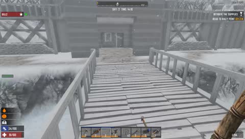 7 Days to Die ALPHA 17! Coop on insane difficulty :)