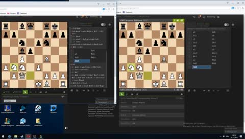 Carlsen - Caruana mit Expertenkommentar
 (1400 lichess) feat. Papayapapst

