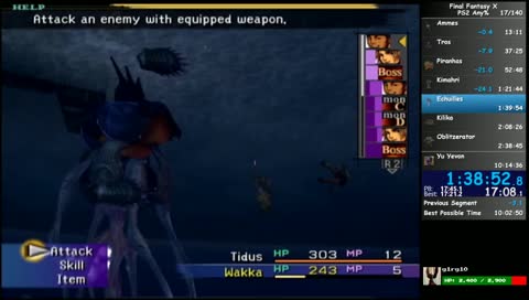 Final Fantasy X RTA (PS2 / NA)
