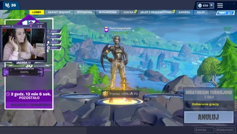 GRAM SOLO TURNIEJ FORTNITE !  *ZAPRASZAM*