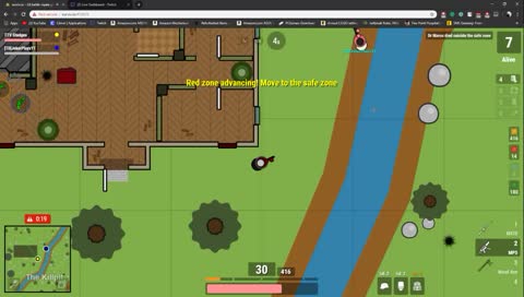 Surviv.io Playing with viewers!!!