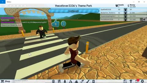 Playing Theme Park Tycoon 2