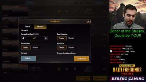 PUBG Mobile ADVANCED Custom Rooms with DerekG - Play NOW!!