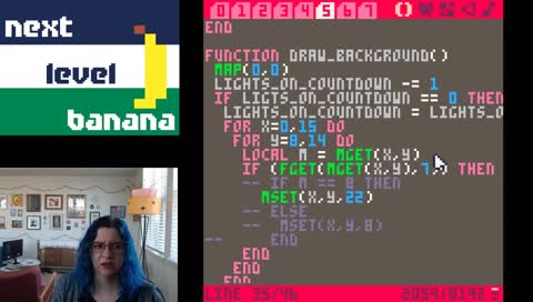 #pico8 dev stream! Come make games with me
