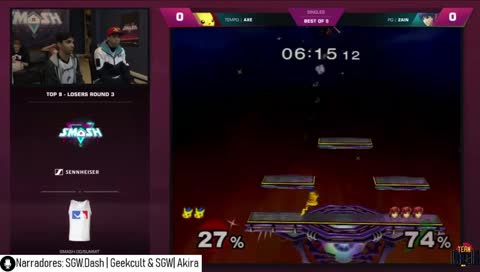 [PT-BR] Smash Summit 7 - Dia 4 - TOP 8 com @GeekCult e @Laguna