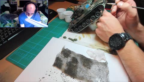 [CZ/ENG]  UHD webcam, 1/35 M60A3, Scale Model Club -painting