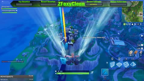W's with Pey and Challenge Hunting for Tier 100 | Fortnite