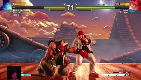 "Dont think, feel. Ryu player on ranked. The grind to the next level.