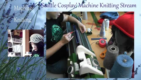 Machine Knitting Hats and Scarves for Charity - ask me all about it!