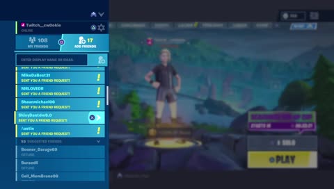 Gamer girl plays SOLOS <3 COME SAY HI IN CHAT (PS4)