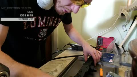 AK side folding latch & brace install. Bathroom gunsmithing !sub !discord