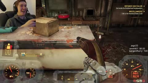 Fallout 76, Tinkering And Trolling About
