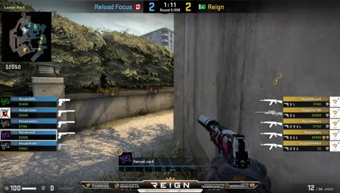 ESEA Advanced: Reign (10-5) vs Reload Focus (8-7)