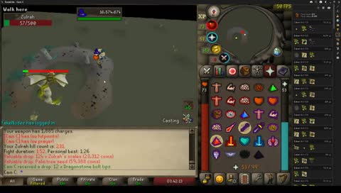 rare drop on stream 