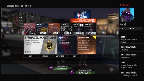 2k19 pull up come catch this L