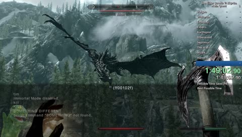 Skyrim Main Quest Speedruns