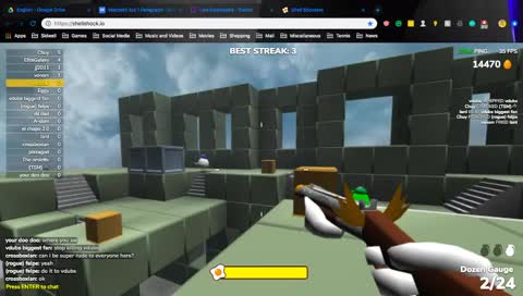 Pro shellshock participant. High skill gameplay. 2.89 KD. https://shellshock.io/#0484y0