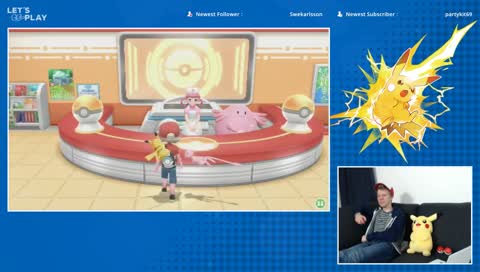 Longplay! Use "!gopokemon [username]" to attack others in chat during our PKMN adventure! ~ [ENG/SWE]