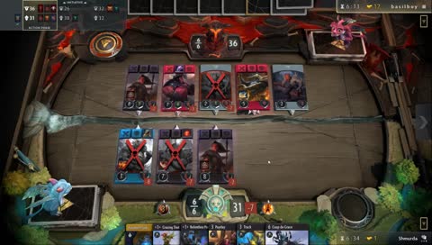 Playing some artifact