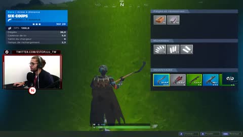 [FR] Estop222 PART EN LIVE! Fortnite |21H-00H|
