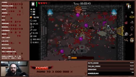 [FR] The Binding of Isaac (3.000.000%) / Let's play : Crash Bandicoot 3 (108%) (fin?) / Let's play : Gobliins 2 (fin?)