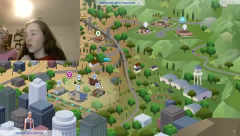 Playing the sims 4 get famous