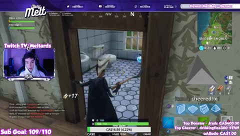 Fortnite Duos Trickshotting #FaZe5 ! w/ @obey_melt