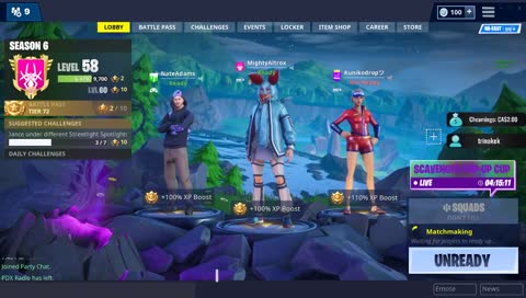 Chilling in squads | Duo's Scrims later 