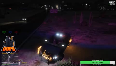 car on fire get out run run poor car