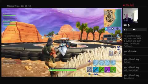 Trying fortnite on ps4 come chat