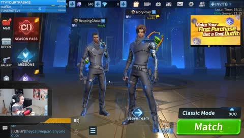 Finally can stream again! Fighting mobiles in Creative Destruction! Come hangout | Follow Me @IvoryRiverTV