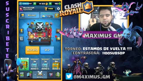 🔴JUGANDO CON SUBS Y TORNEO !!!!! (CLASH ROYALE)