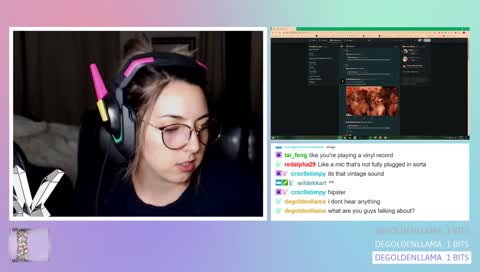 Vinyl pops and cracks