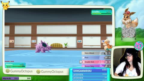 Lets head to our 3rd badge + maybe shiny hunt for PSYDUCK?!? // [♡♡♡] new Christmas emotes!!