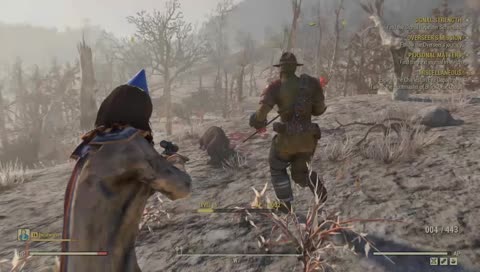 playing the shooty games -- FALLOUT 76