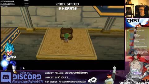 [SWE/EN] Wind Waker 200% Speed 3 Heart Challenge !songrequest