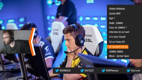 TALK CS:GO -Vitality, 3DMAX, G2 - Avec XTQZZZ, BENJ et WiPR !