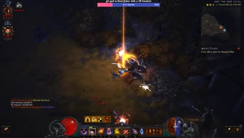 diablo talks but not really